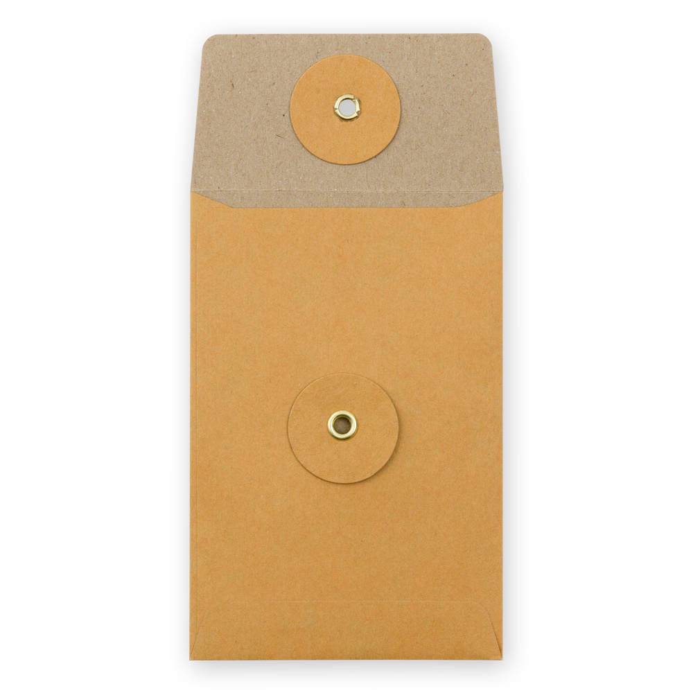 Traveler's Company Kraft Envelope with String S - Orange
