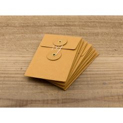 Traveler's Company Kraft Envelope with String S - Orange