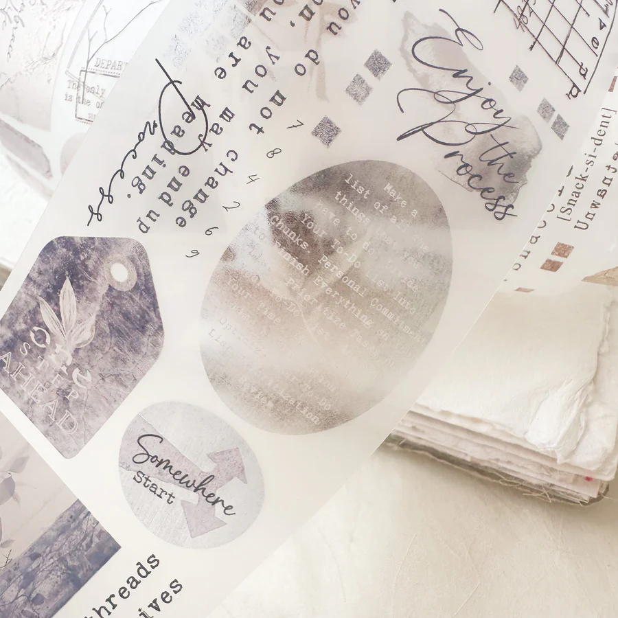 Journal Pages Tape - To Be Continuous (washi and PET)