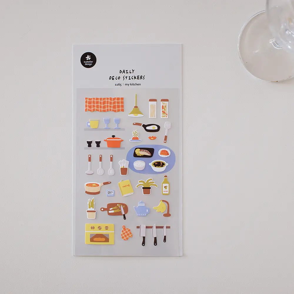 Suatelier Sticker Sheet 1165 My Kitchen