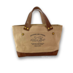 The Superior Labor Engineer Bag Petite - Beige with Leather Bottom - Image 2