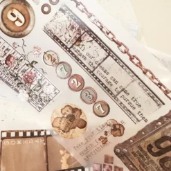 Journal Pages PET Tape - Vintage Ephemera