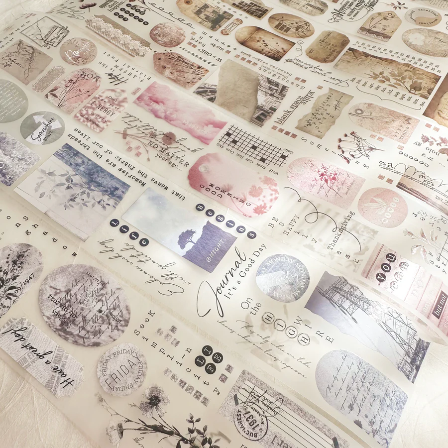 Journal Pages Tape - To Be Continuous (washi and PET)