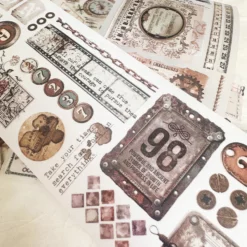 Journal Pages PET Tape - Vintage Ephemera