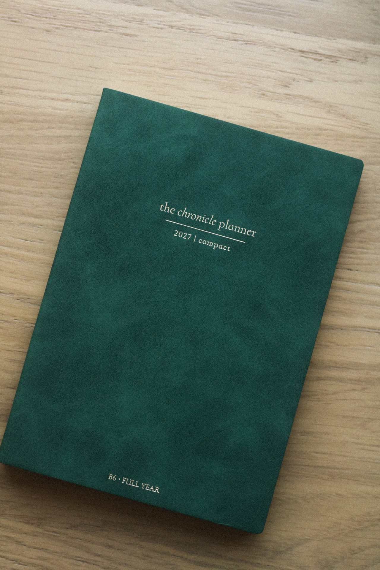 Faded Chronicle 2027 B6 Compact Planner