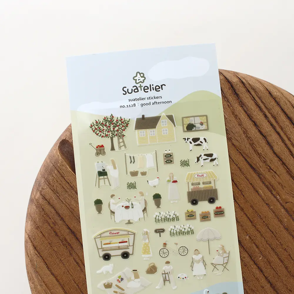 Suatelier Sticker Sheet - Good Afternoon 1128