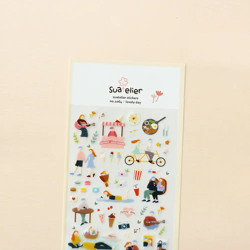 Suatelier Sticker Sheet - Lovely Day 1064