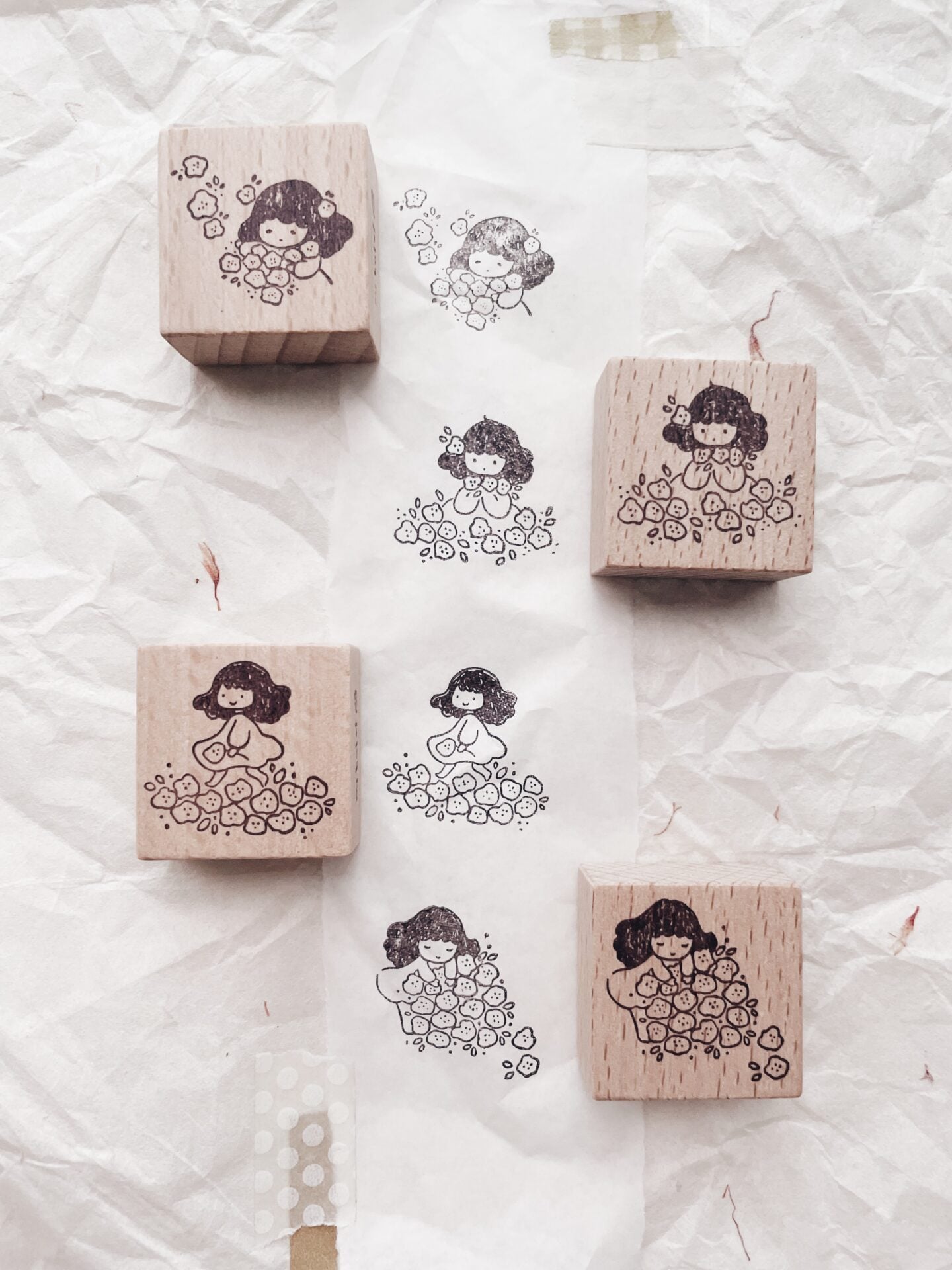 Ms Bulat "A Blooming Life" Rubber Stamps