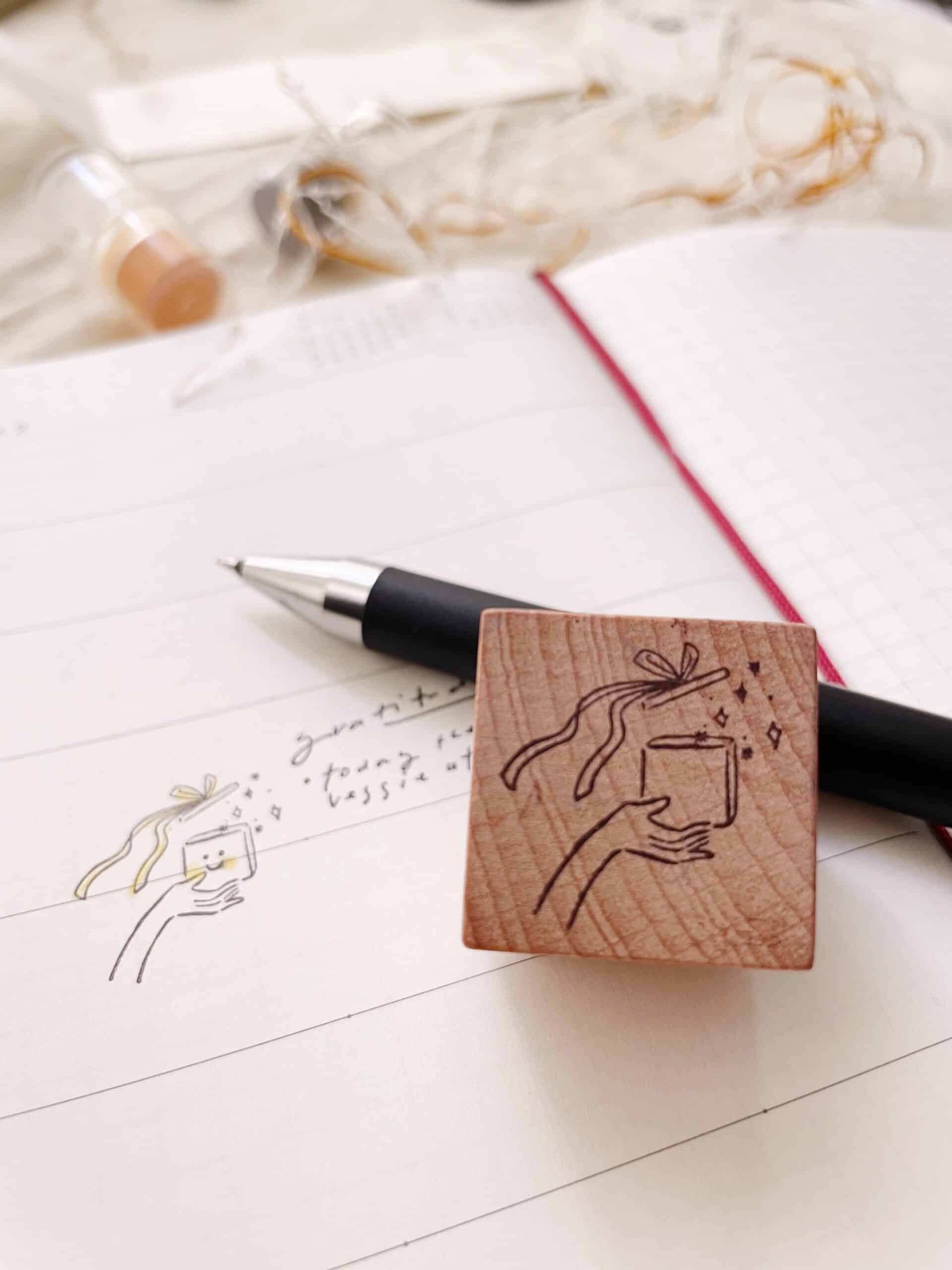 Ms BulatRubber Stamp - A Gift