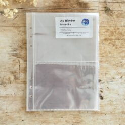 Miso Paper Ring Binder Inserts - Double-Sided Two Pockets