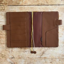 Hobonichi-Style A5 Notebook Cover - Vintage Flowers - Image 4
