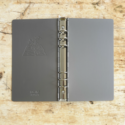 Miso Paper A5 Slim Aluminium Ring Binder - Sticker and Tape Storage - Image 8