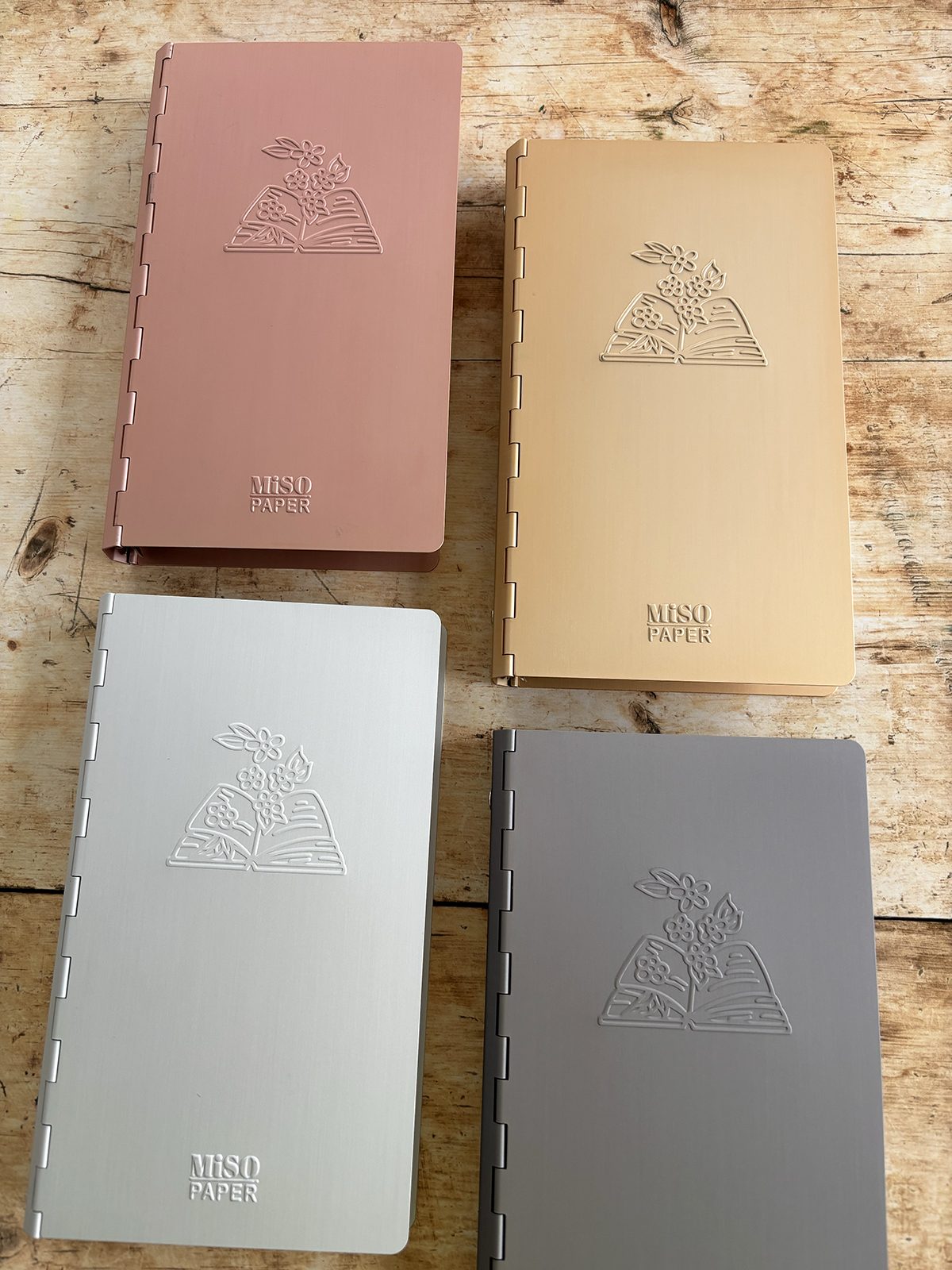 Miso Paper A5 Slim Aluminium Ring Binder - Sticker and Tape Storage - Image 14