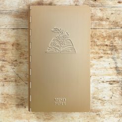 Miso Paper A5 Slim Aluminium Ring Binder - Sticker and Tape Storage Rose Gold