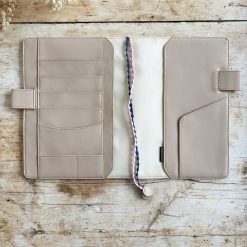Hobonichi-Style A5 Notebook Cover - White Butterflies - Image 2