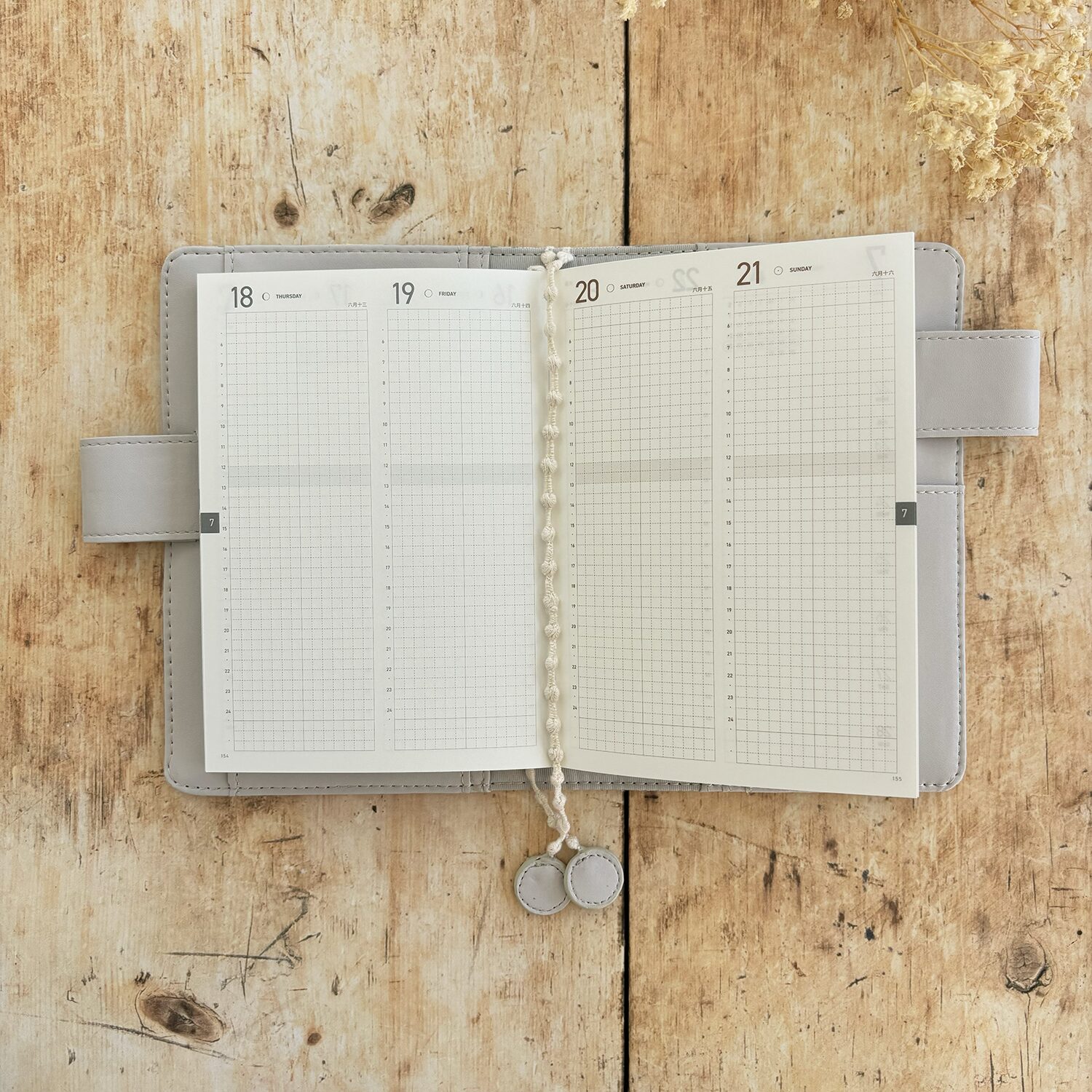 Hobonichi-Style A6 Notebook Cover - Butterflies - Image 3