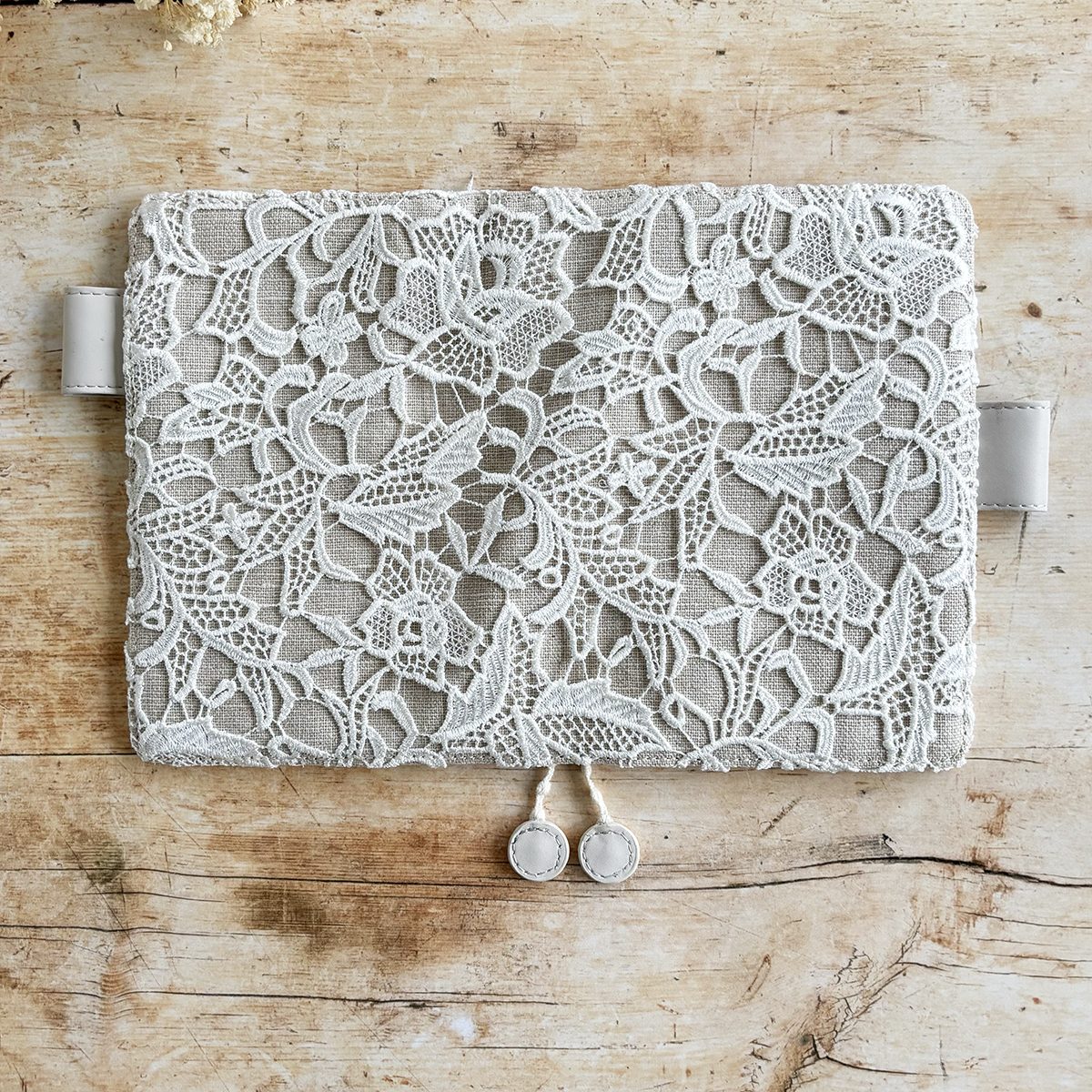 Hobonichi-Style A6 Notebook Cover - Lace