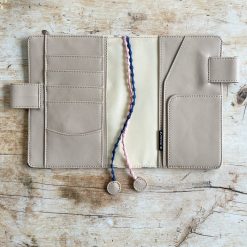 Hobonichi-Style A6 Notebook Cover - White Butterflies - Image 5