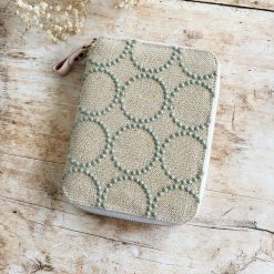 Hobonichi-Style A6 Zip Cover in Mina Perhonen Fabric - Tambourine