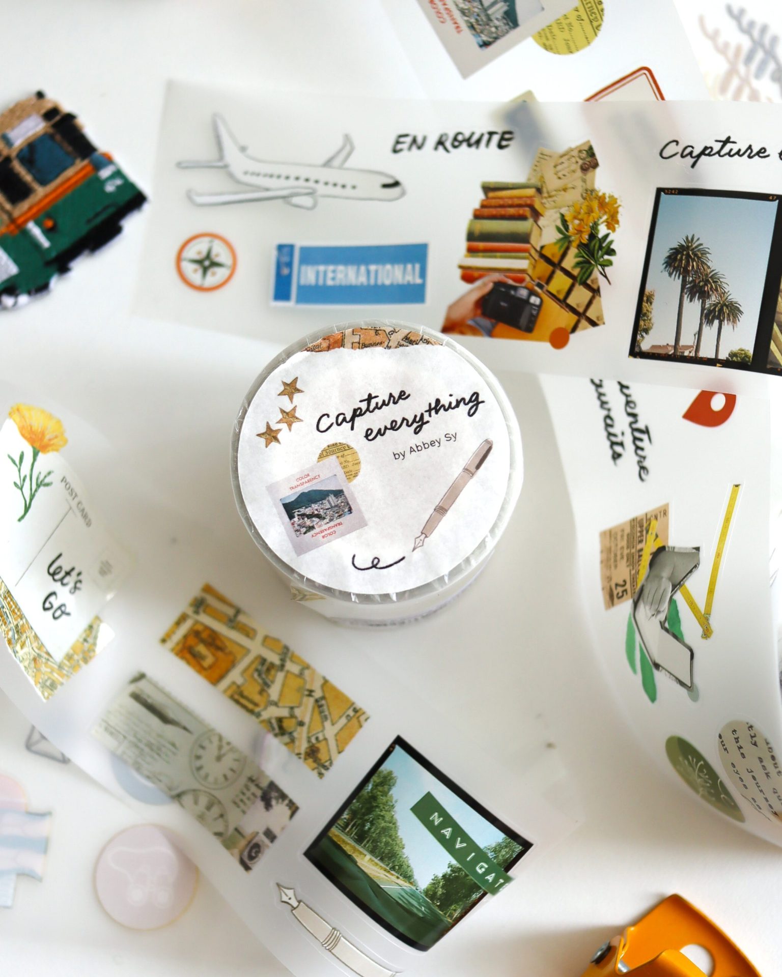 Miso Paper x Abbey Sy Kiss-cut PET Tape - Capture Everything