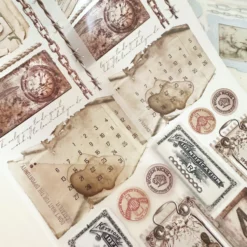 Journal Pages PET Tape - Vintage Ephemera