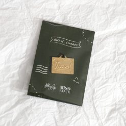 Miso Paper x Abbey Sy Travel Brass Charm