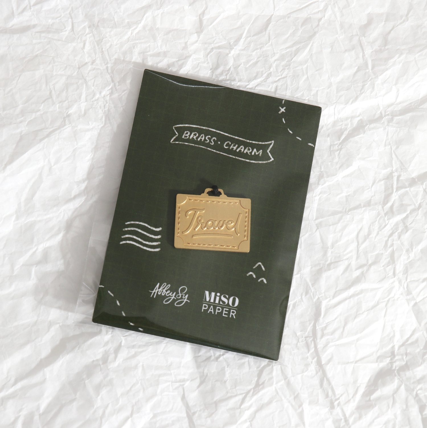 Miso Paper x Abbey Sy Travel Brass Charm