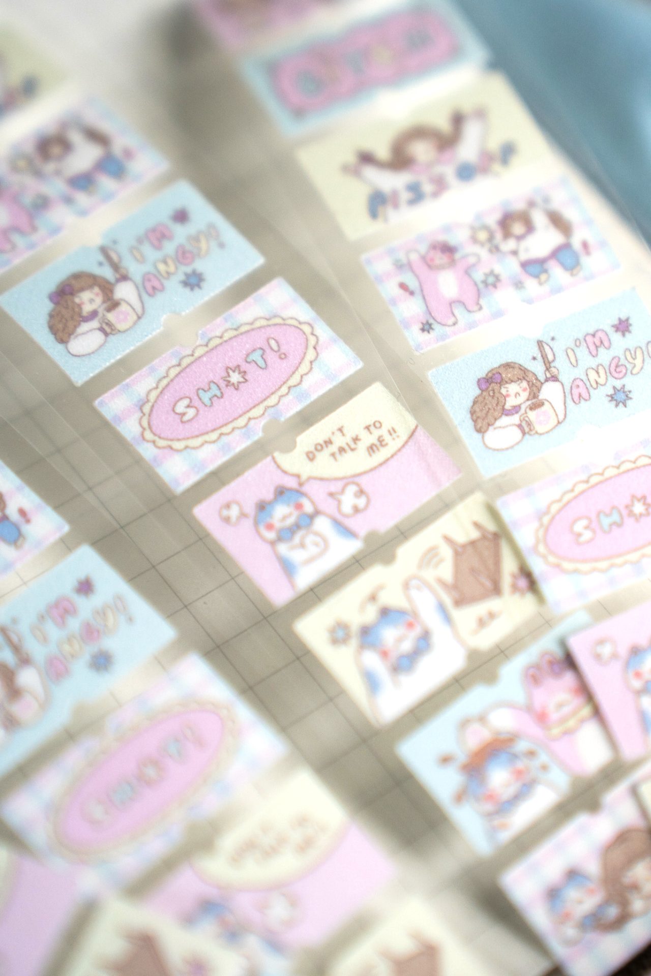 Sho Little Happiness Label Stickers Roll - Angry Besties - Image 4