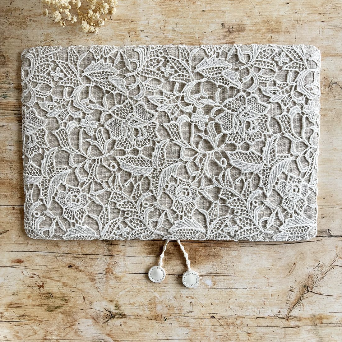 Hobonichi-Style B6 Notebook Cover - Lace