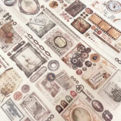 Journal Pages PET Tape - Vintage Ephemera