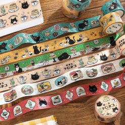 BGM Cafe Kuroneko Washi Tape