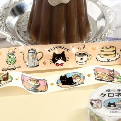 BGM Cafe Kuroneko Washi Tape