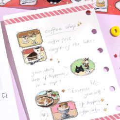 BGM Cafe Kuroneko Washi Tape