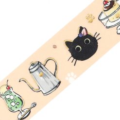 BGM Cafe Kuroneko Washi Tape