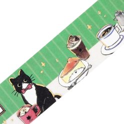 BGM Cafe Kuroneko Washi Tape