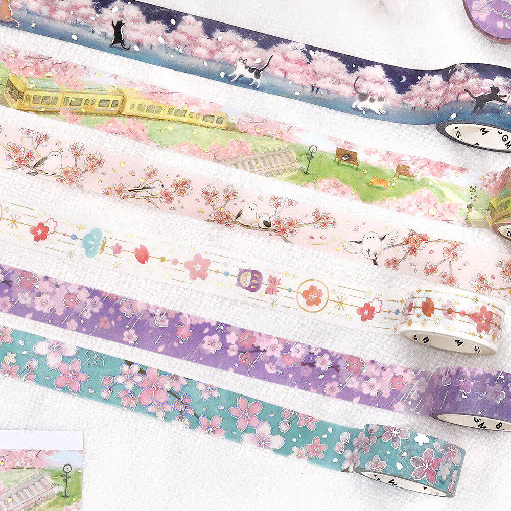 BGM Sakura Limited Washi Tape - Sakura Time
