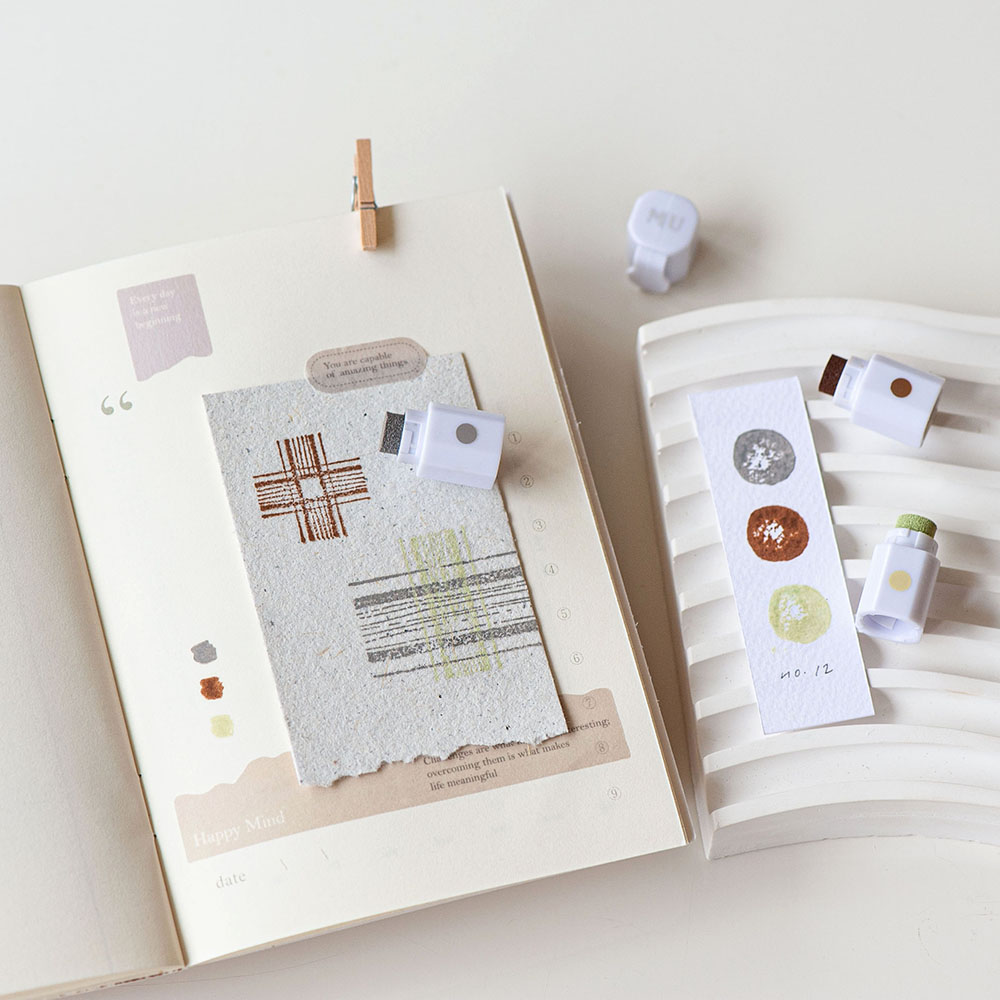 MU Inky Pen 12 - Mossy Stone Tints