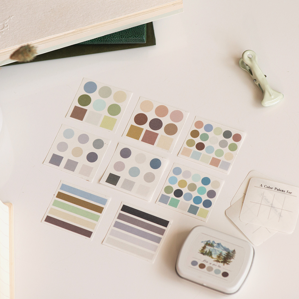 MU Mini Tin Palette Stickers
