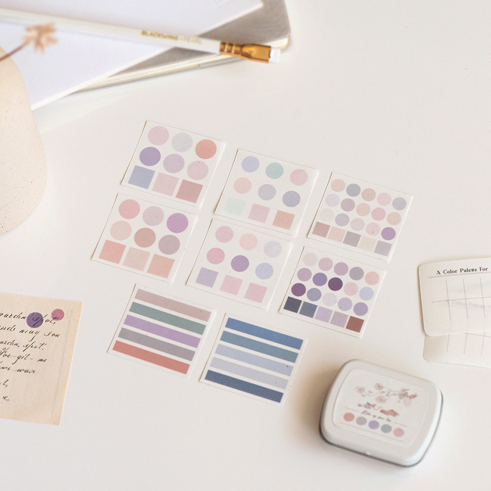 MU Mini Tin Palette Stickers