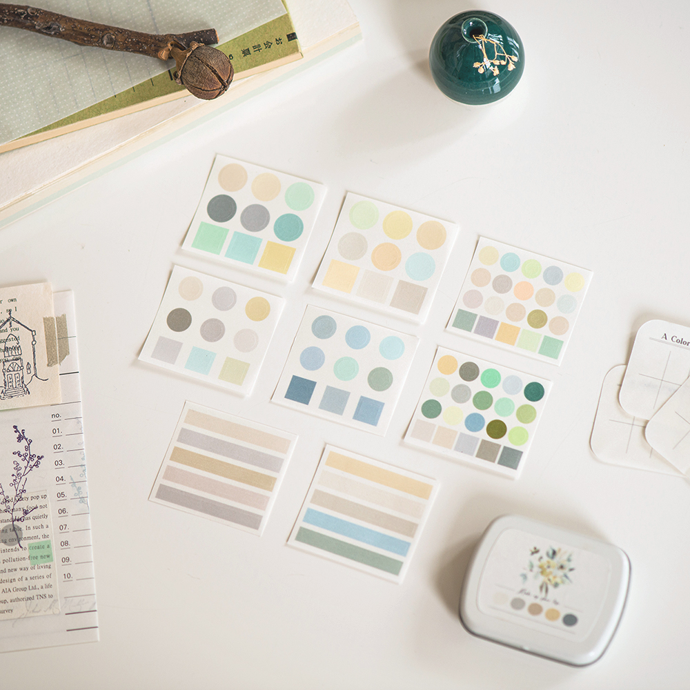 MU Mini Tin Palette Stickers