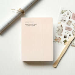 Storage Album for MU Print-On Stickers - Nude Pink (NEW COLOUR)