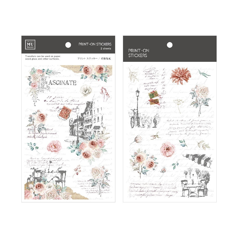 MU Print-On Stickers – no. 232