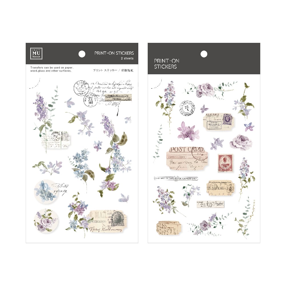 MU Print-On Stickers – no. 233