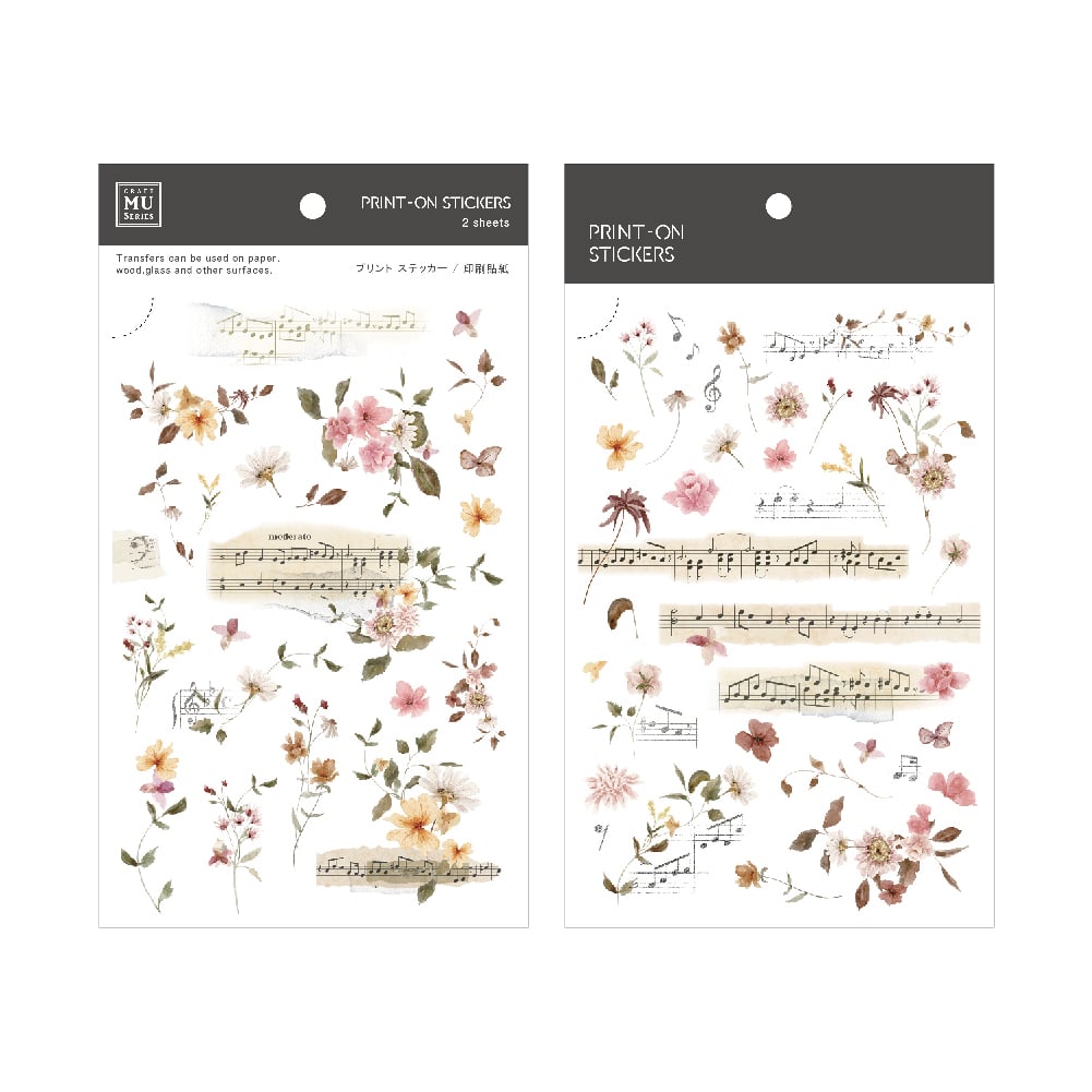 MU Print-On Stickers – no. 234
