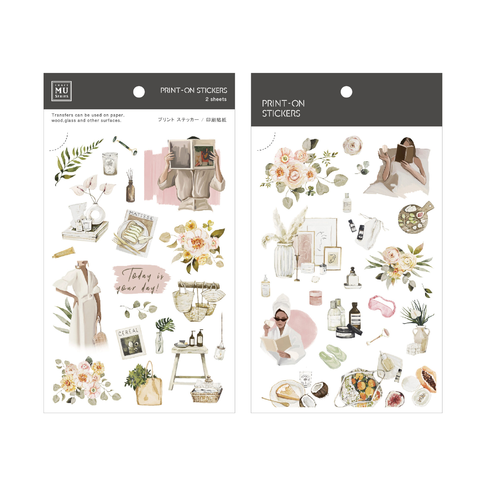 MU Print-On Stickers – no. 244