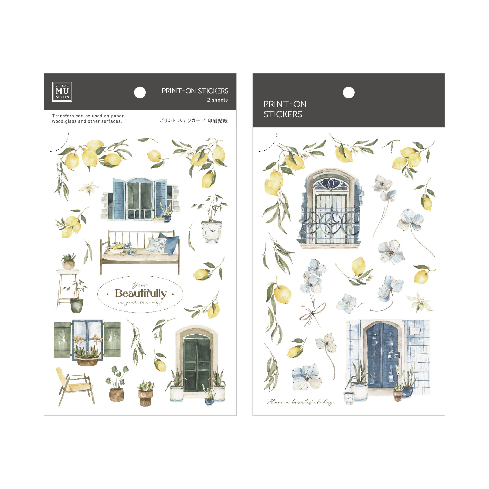 MU Print-On Stickers – no. 245