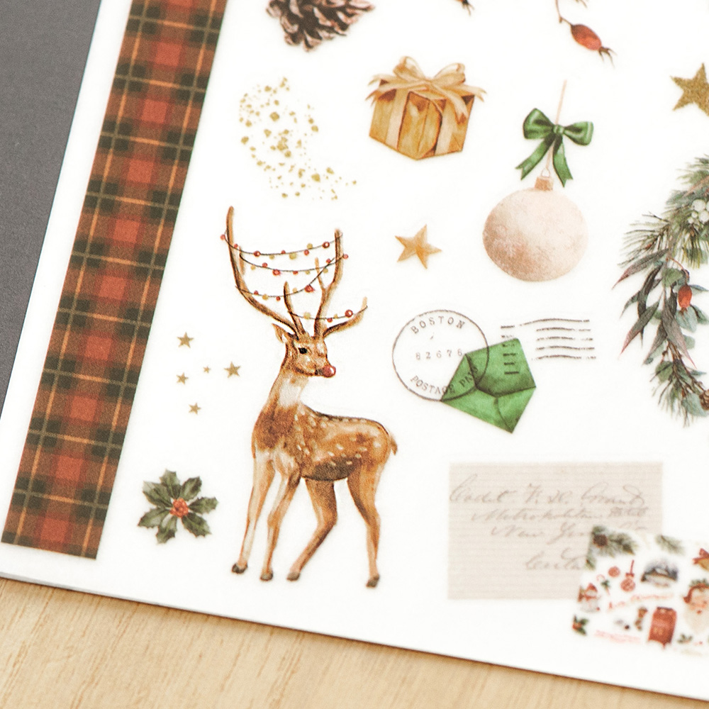 MU Print-On Christmas Stickers No. 027