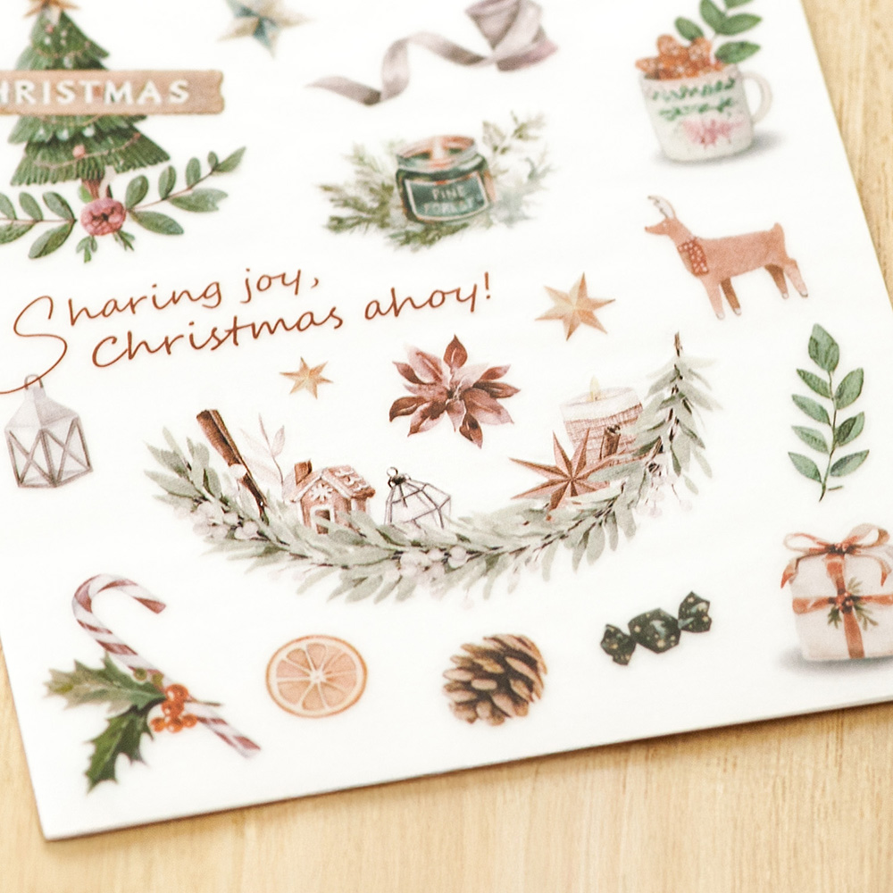 MU Print-On Christmas Stickers No. 028