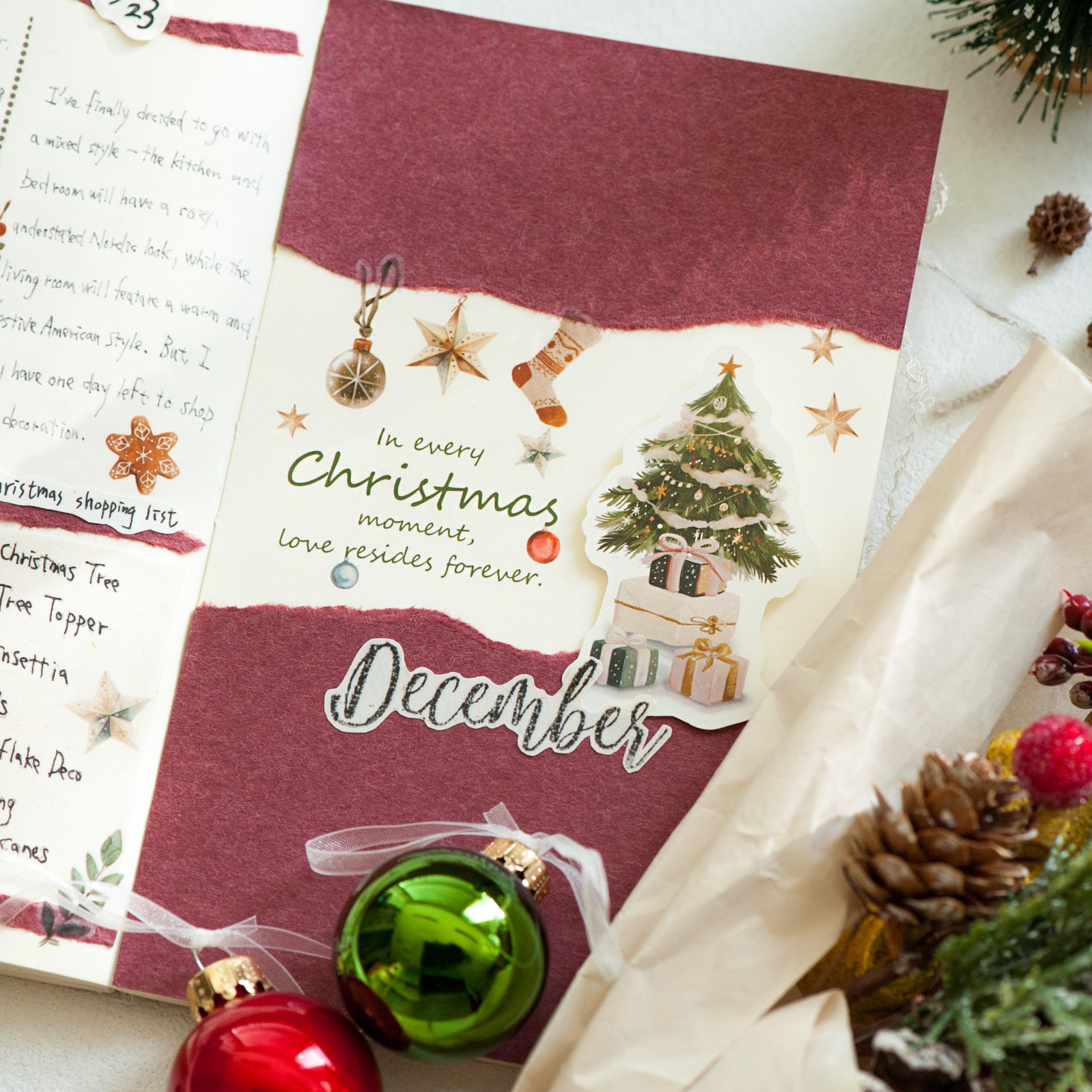 MU Print-On Christmas Stickers No. 028