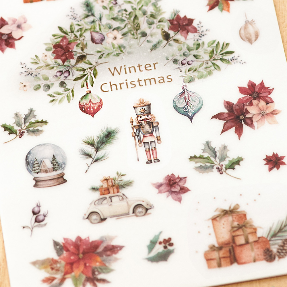 MU Print-On Christmas Stickers No. 030